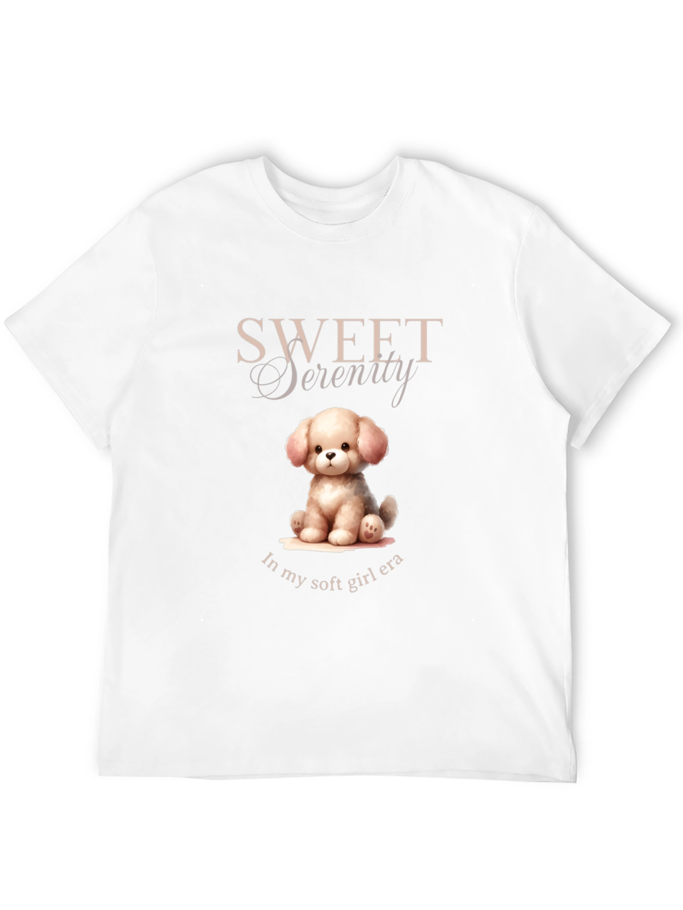 Sweet Serenity Puppy Soft Girl Era T-Shirt