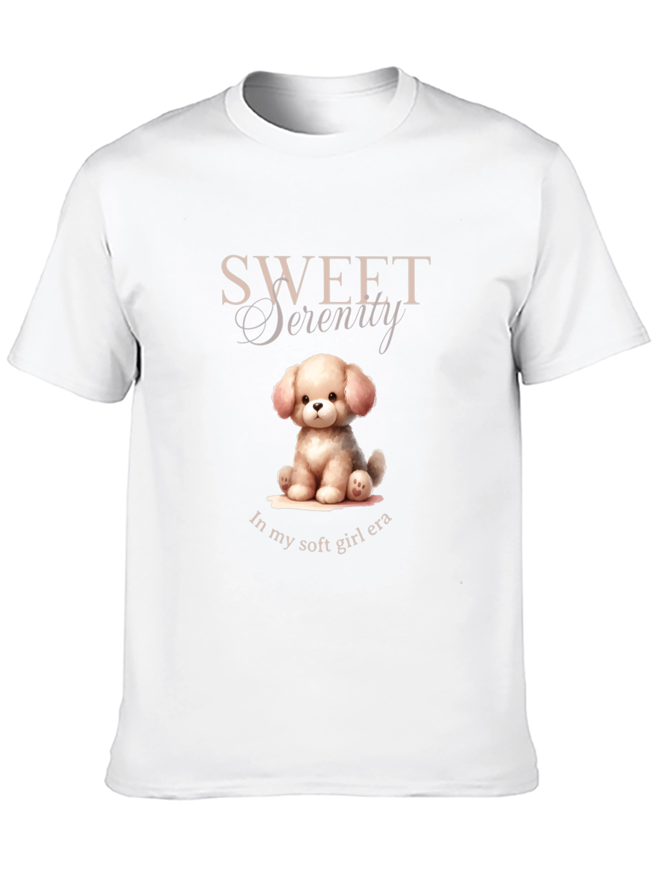 Sweet Serenity Puppy Soft Girl Era T-Shirt