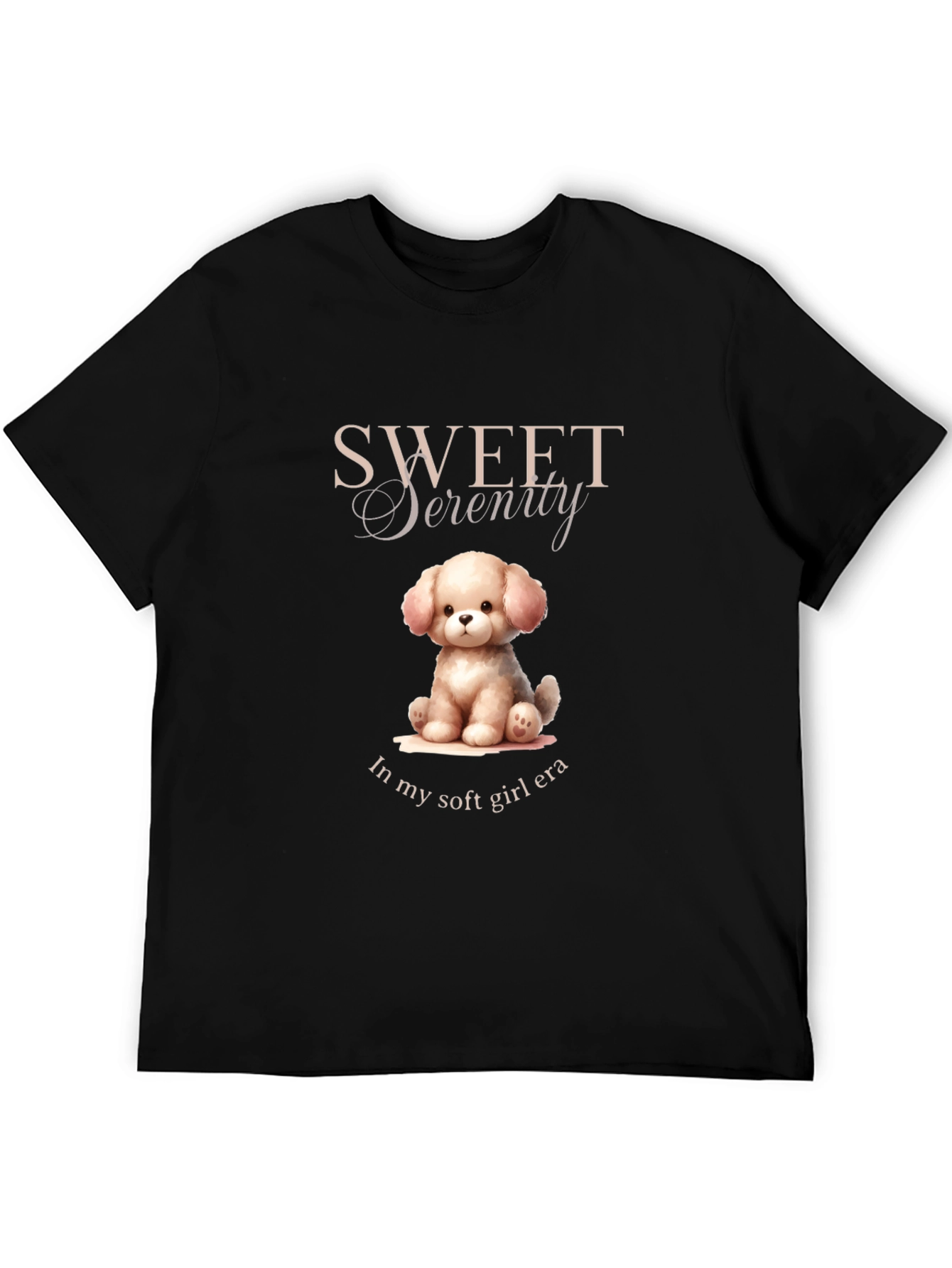 Sweet Serenity Puppy Soft Girl Era T-Shirt