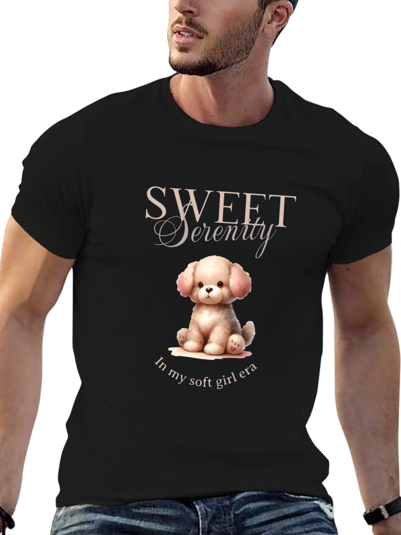 Sweet Serenity Puppy Soft Girl Era T-Shirt
