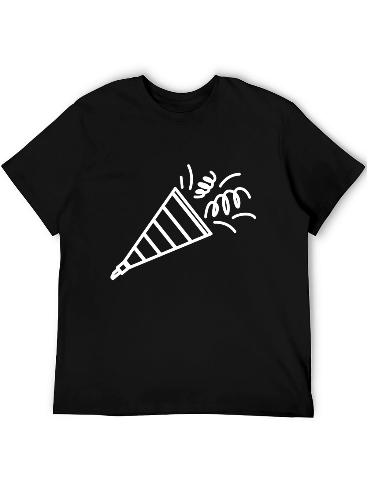 Party Popper Graphic Tee - Celebration Shirt