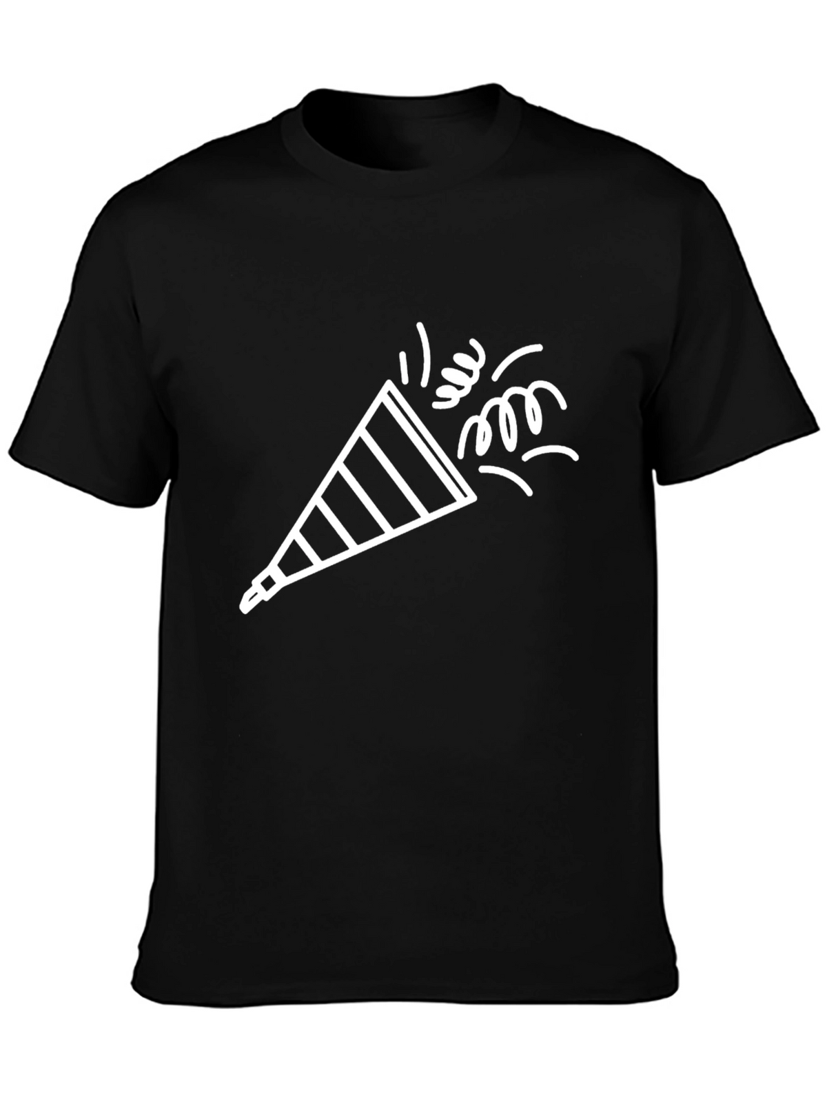 Party Popper Graphic Tee - Celebration Shirt