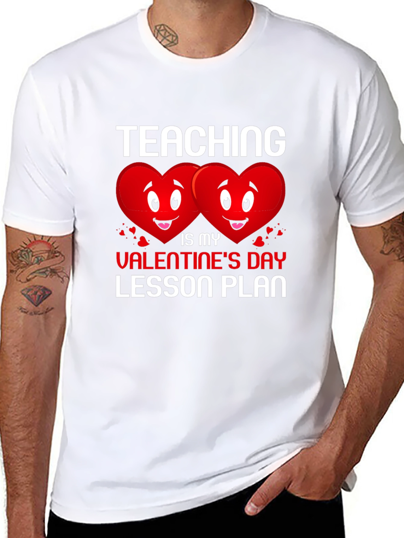 Teaching Is My Valentines Day Lesson Plan T-Shirt