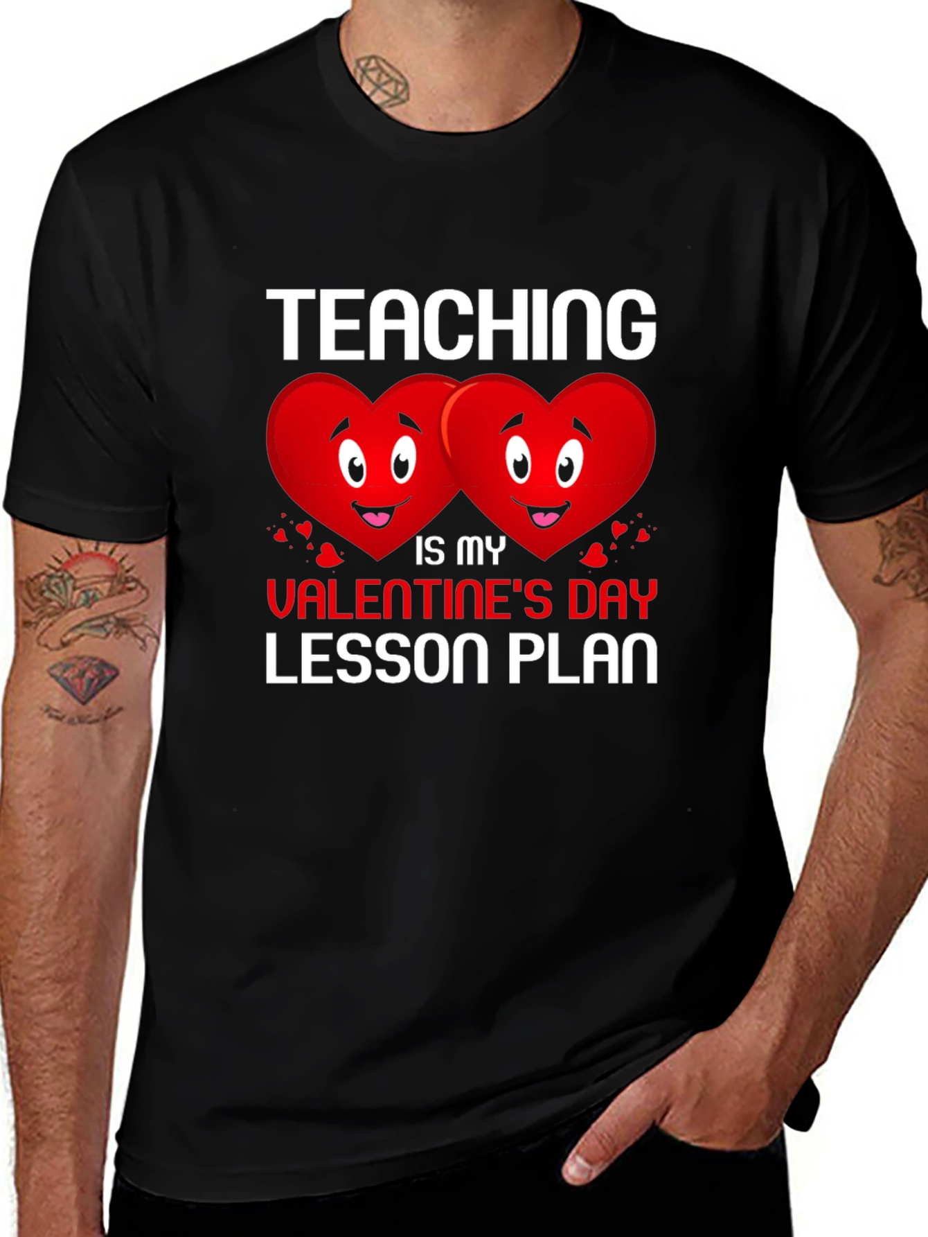 Teaching Is My Valentines Day Lesson Plan T-Shirt