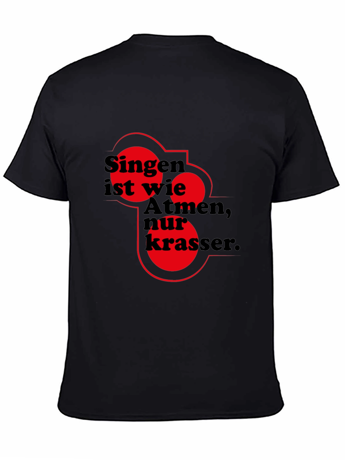 Singing is Breathing T-Shirt - Cool Graphic Tee