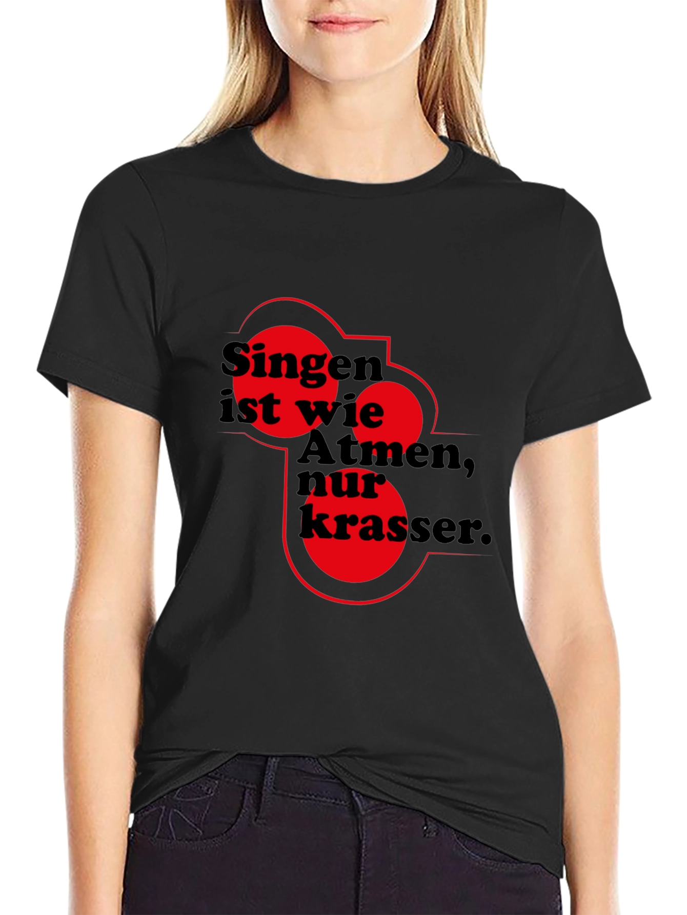 Singing is Breathing T-Shirt - Cool Graphic Tee