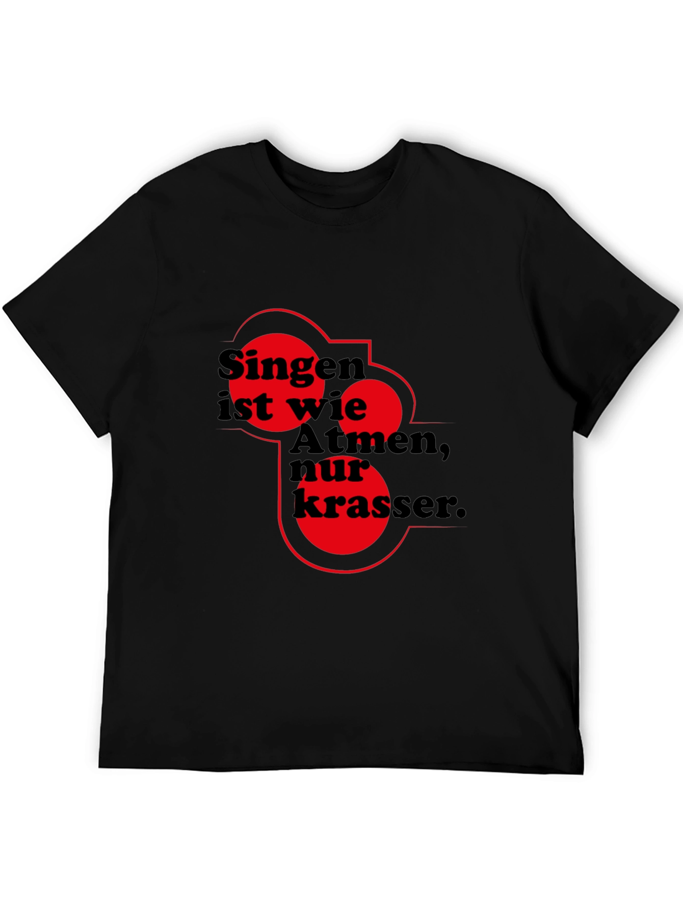 Singing is Breathing T-Shirt - Cool Graphic Tee