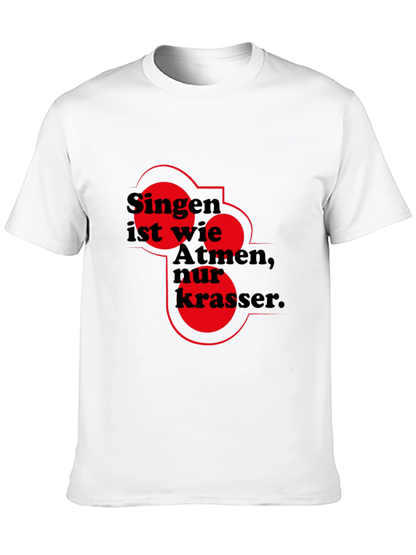 Singing is Breathing T-Shirt - Cool Graphic Tee