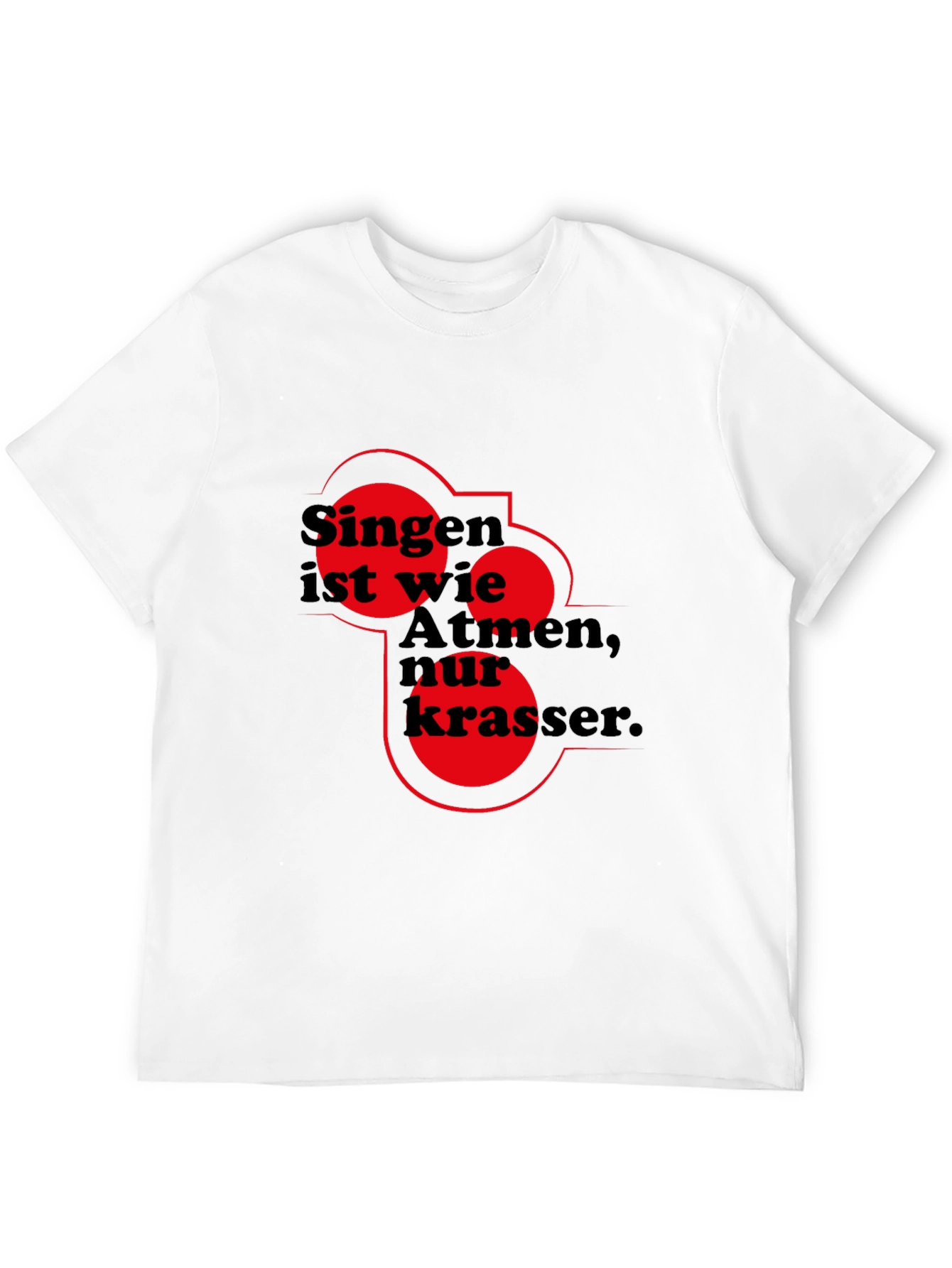Singing is Breathing T-Shirt - Cool Graphic Tee
