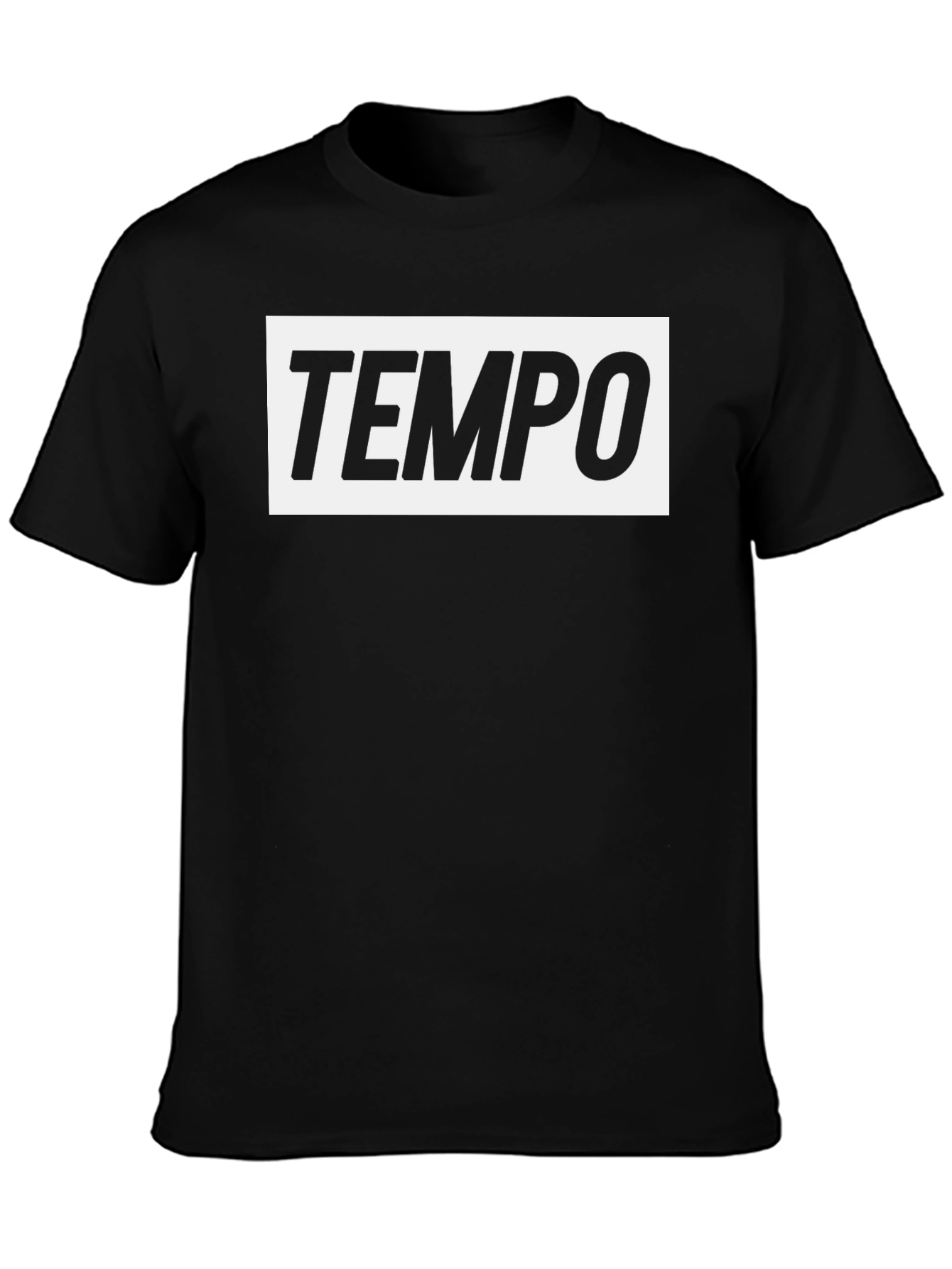 Tempo Graphic T-Shirt - Classic Black Tee