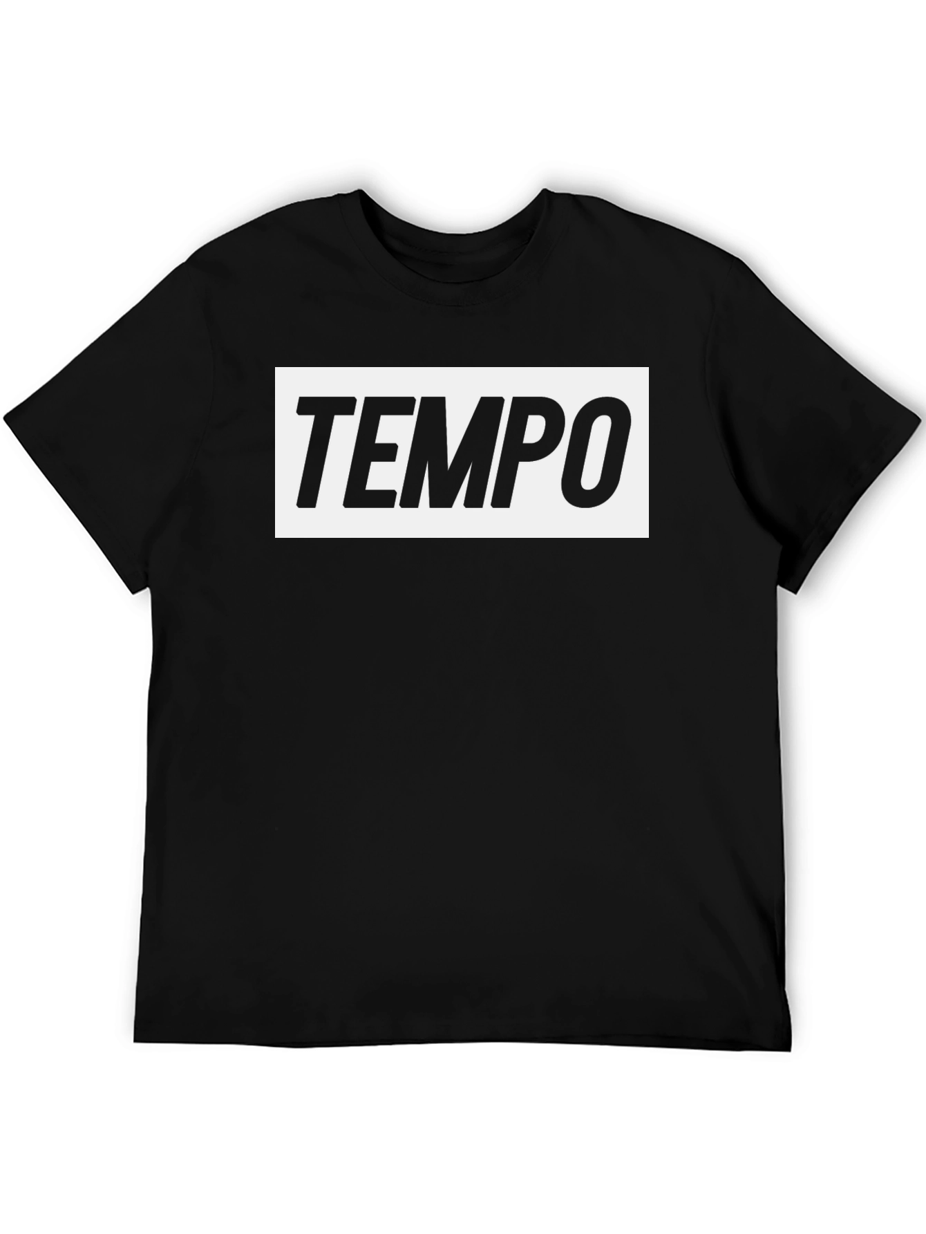 Tempo Graphic T-Shirt - Classic Black Tee