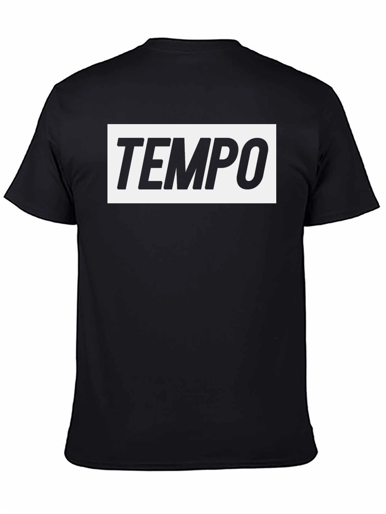 Tempo Graphic T-Shirt - Classic Black Tee