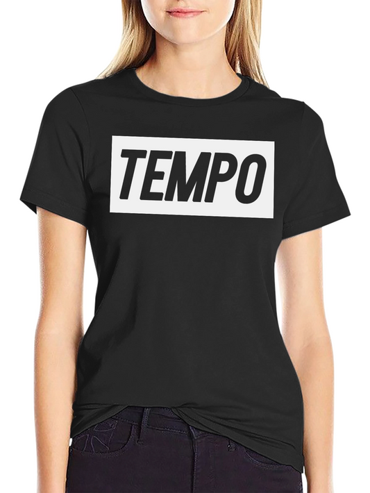 Tempo Graphic T-Shirt - Classic Black Tee