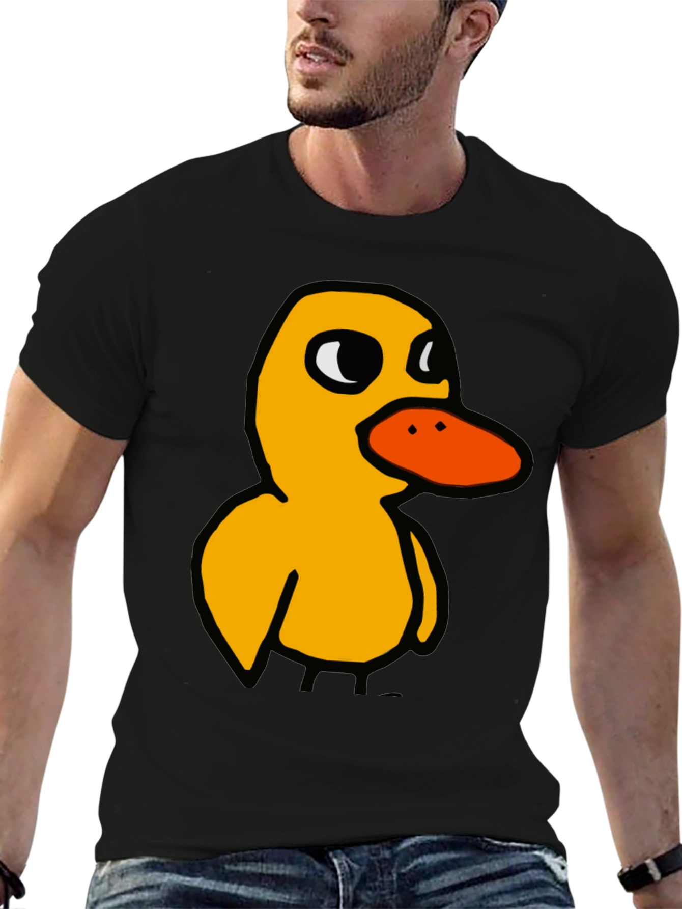 Duck T-Shirt: Quirky Cartoon Bird Tee