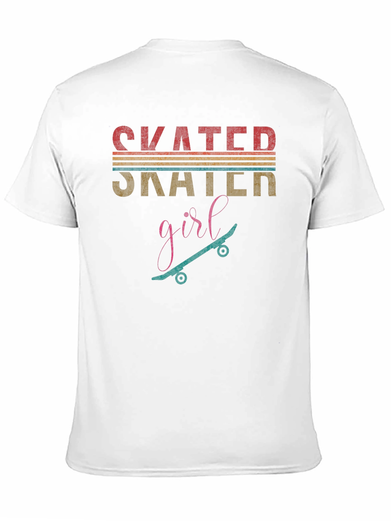 Skater Girl Graphic Tee - Retro Style