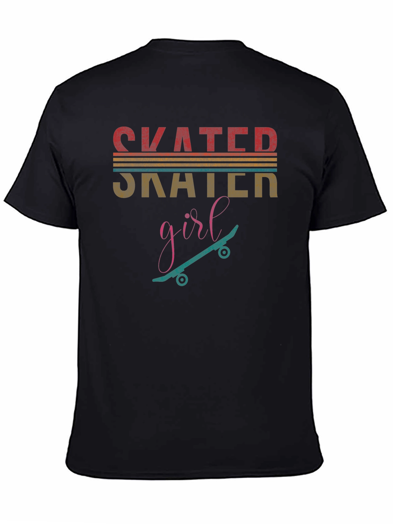 Skater Girl Graphic Tee - Retro Style