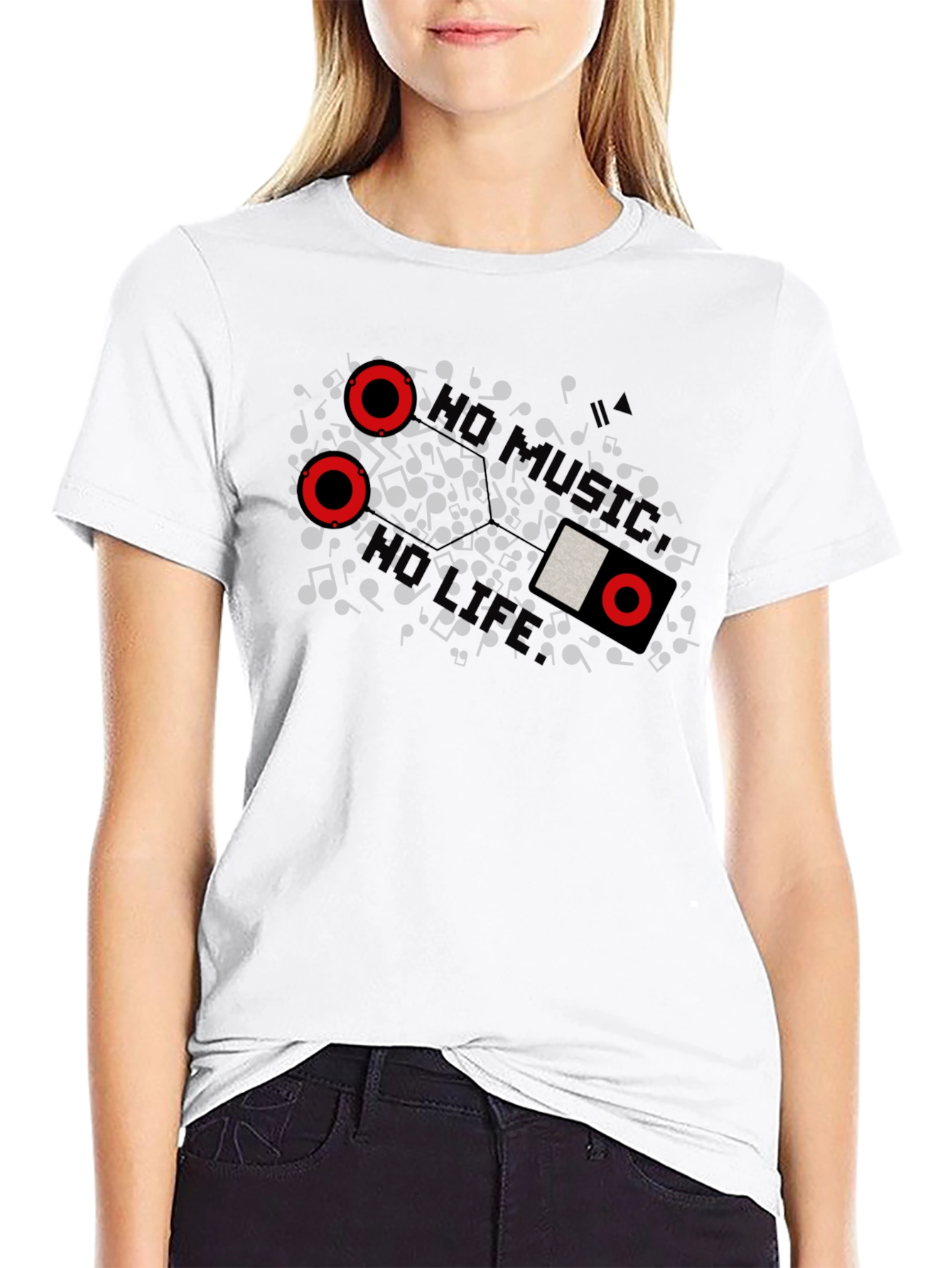 No Music No Life Graphic Tee