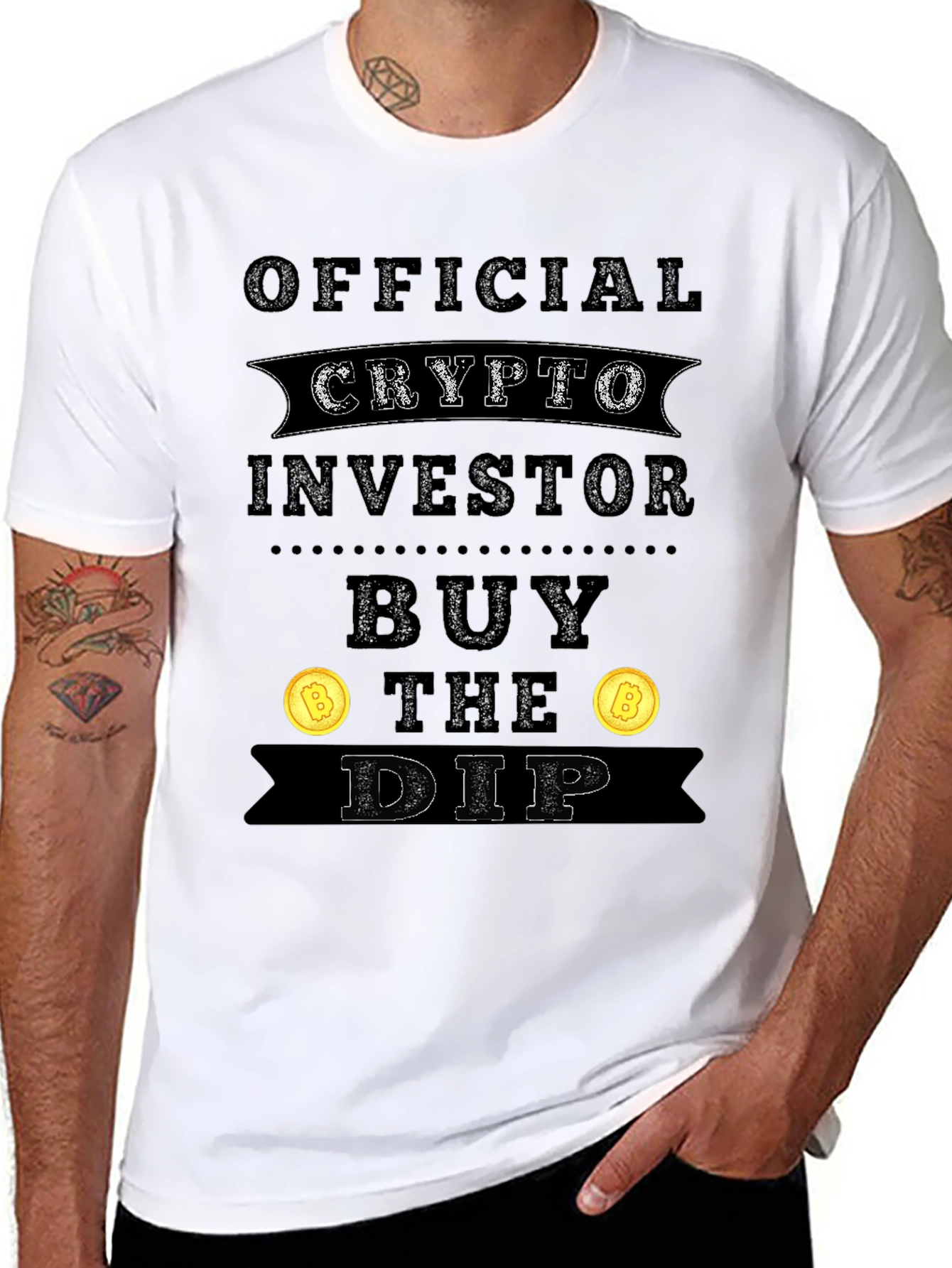 Official Crypto Investor T-Shirt - Buy the Dip