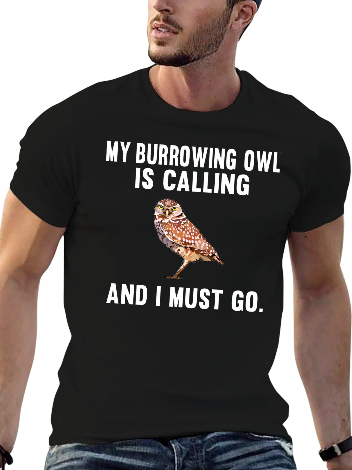 Burrowing Owl T-Shirt - Nature Lover Apparel