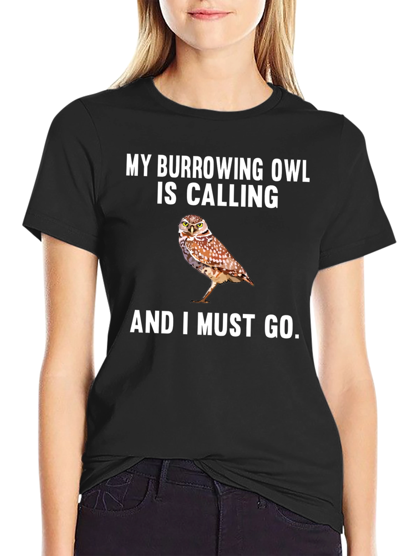 Burrowing Owl T-Shirt - Nature Lover Apparel