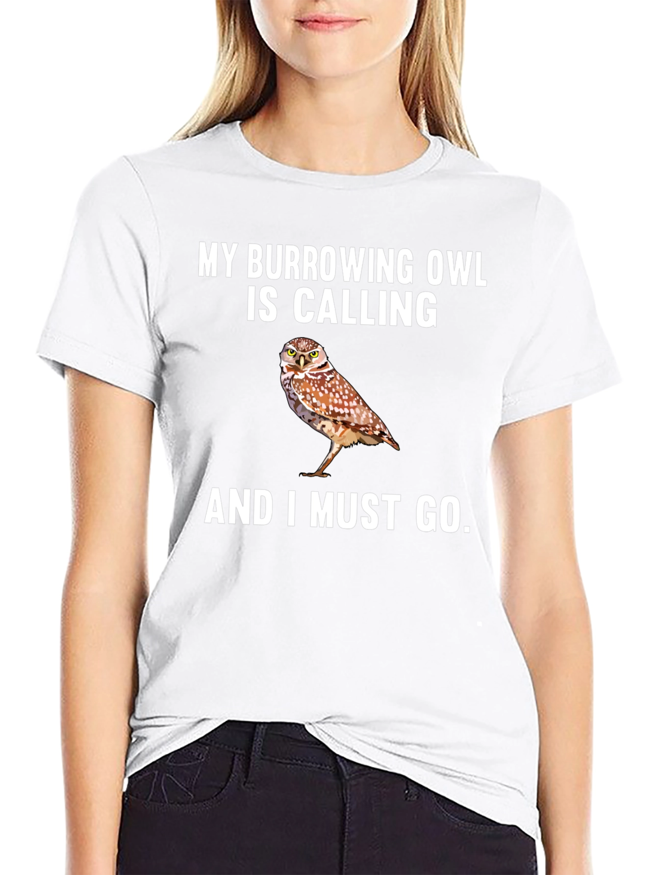 Burrowing Owl T-Shirt - Nature Lover Apparel