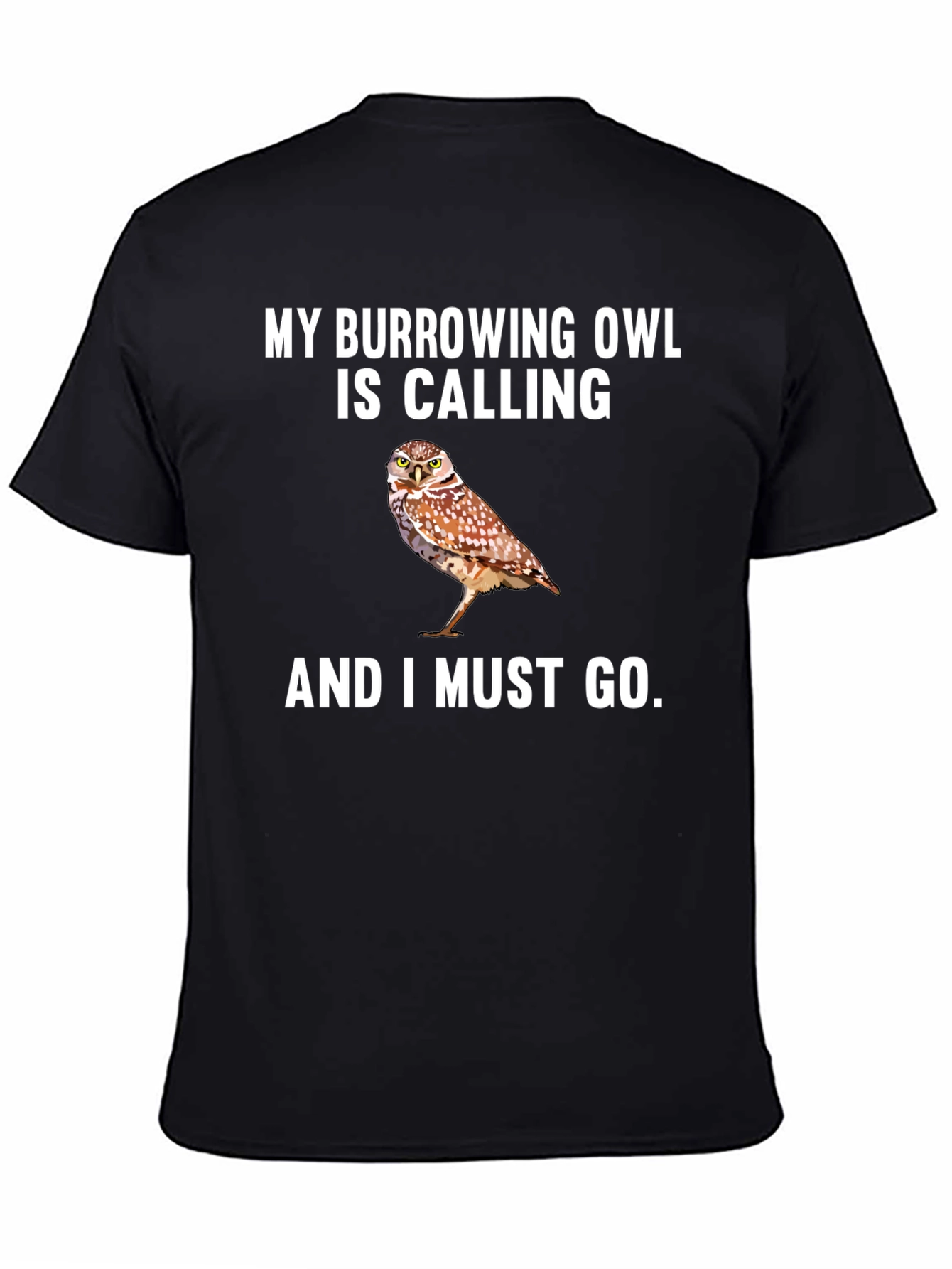 Burrowing Owl T-Shirt - Nature Lover Apparel