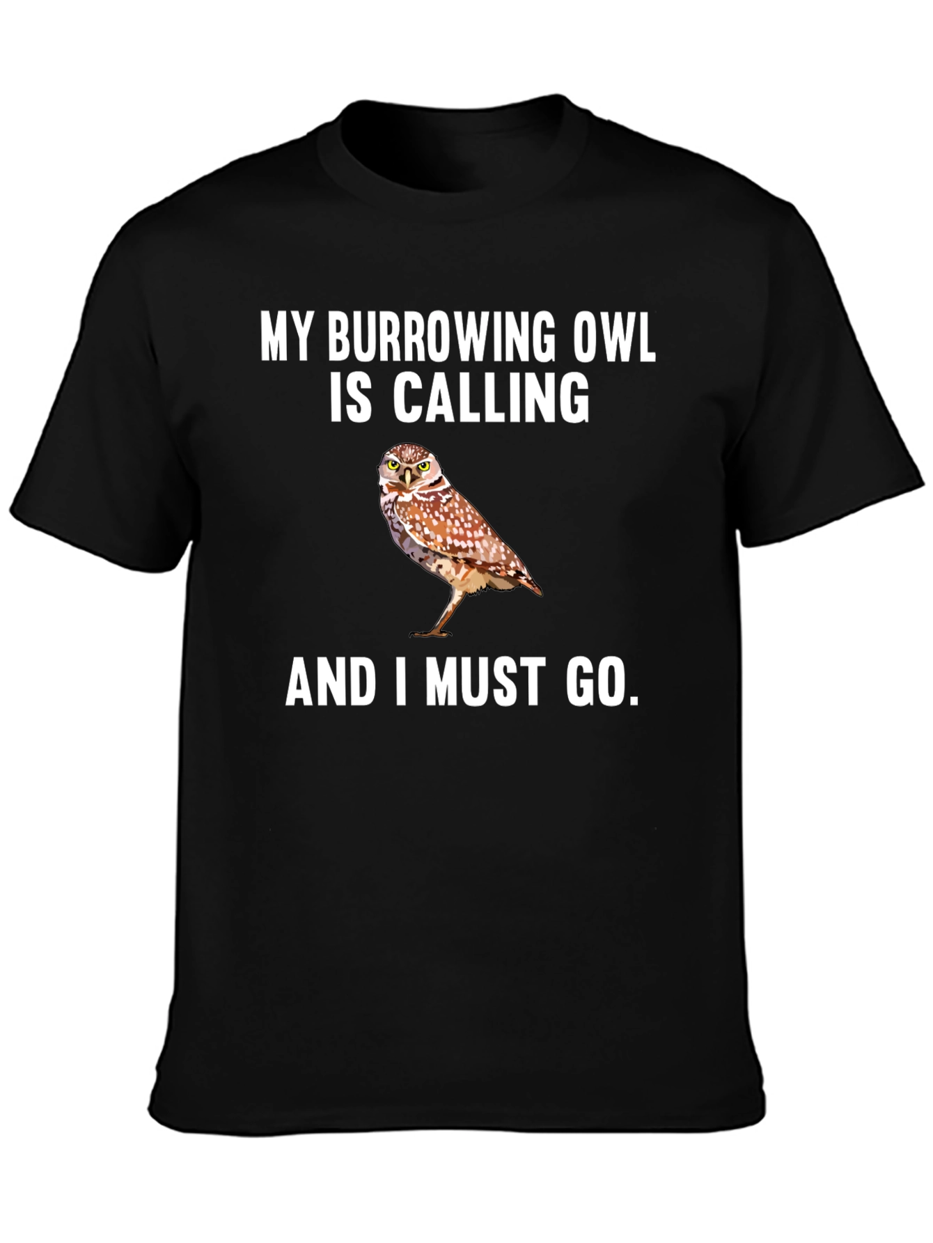 Burrowing Owl T-Shirt - Nature Lover Apparel