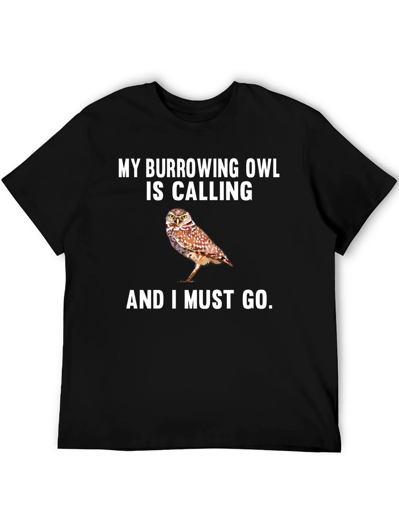 Burrowing Owl T-Shirt - Nature Lover Apparel