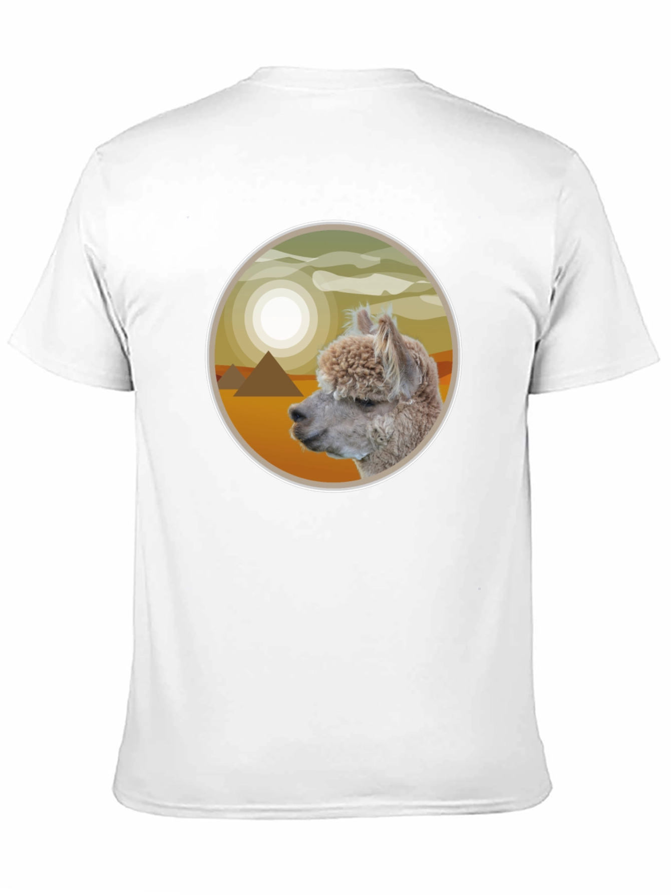 Alpaca Pyramid T-Shirt - Desert Dream Tee