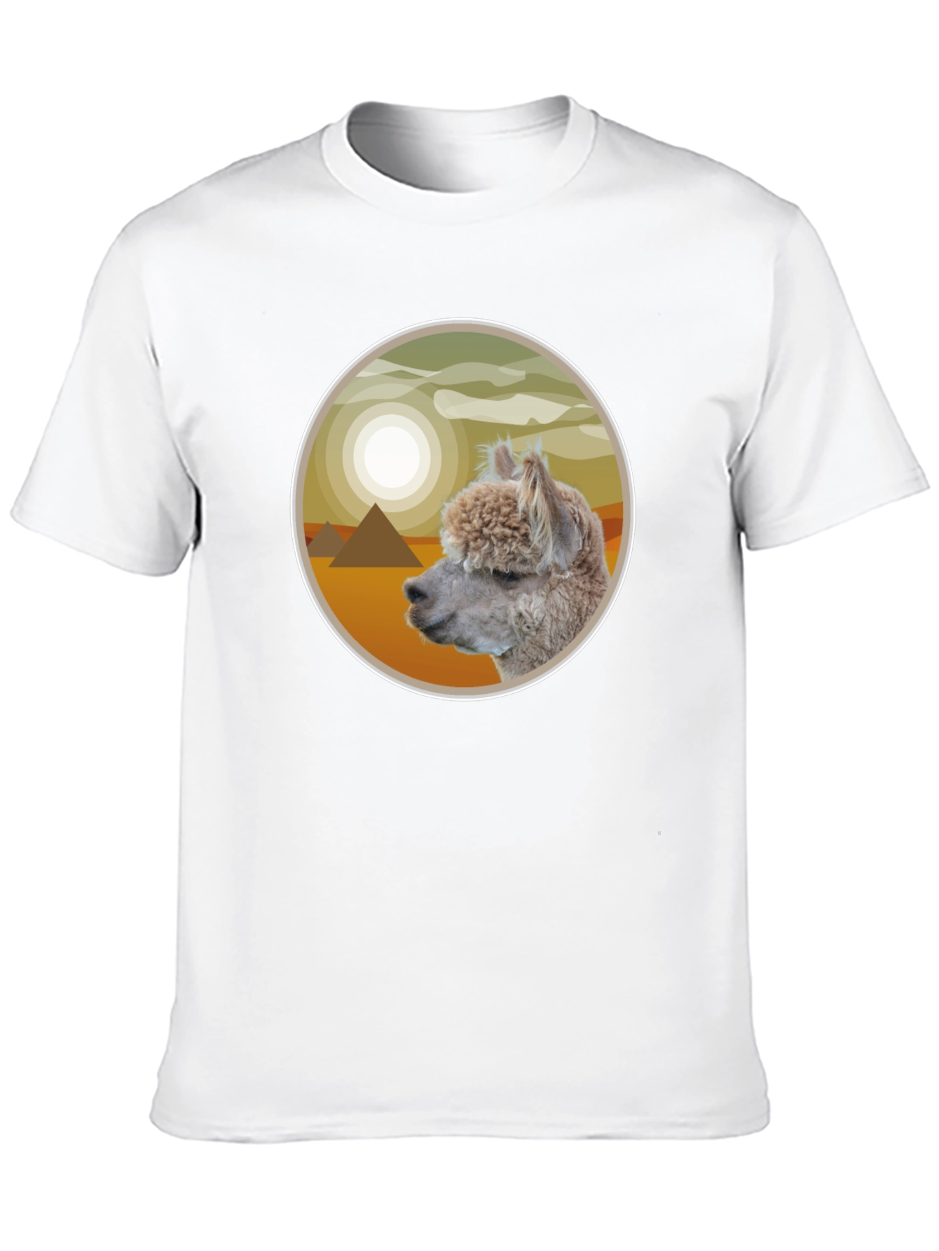 Alpaca Pyramid T-Shirt - Desert Dream Tee
