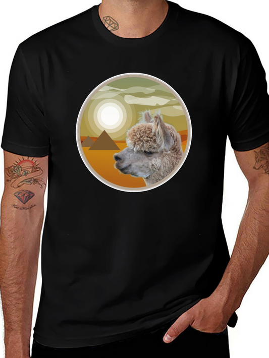 Alpaca Pyramid T-Shirt - Desert Dream Tee
