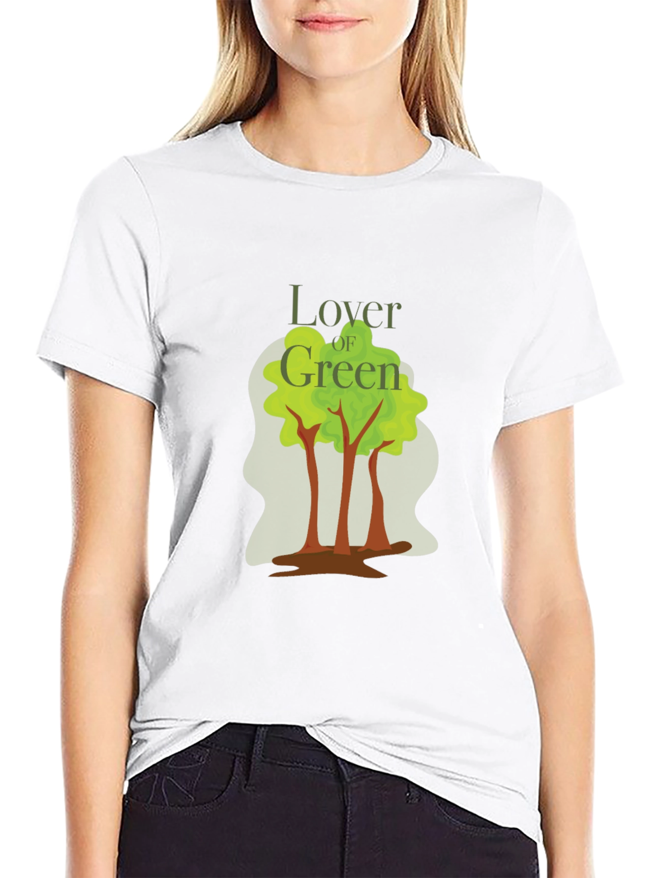Lover of Green Graphic T-Shirt - Nature Inspired