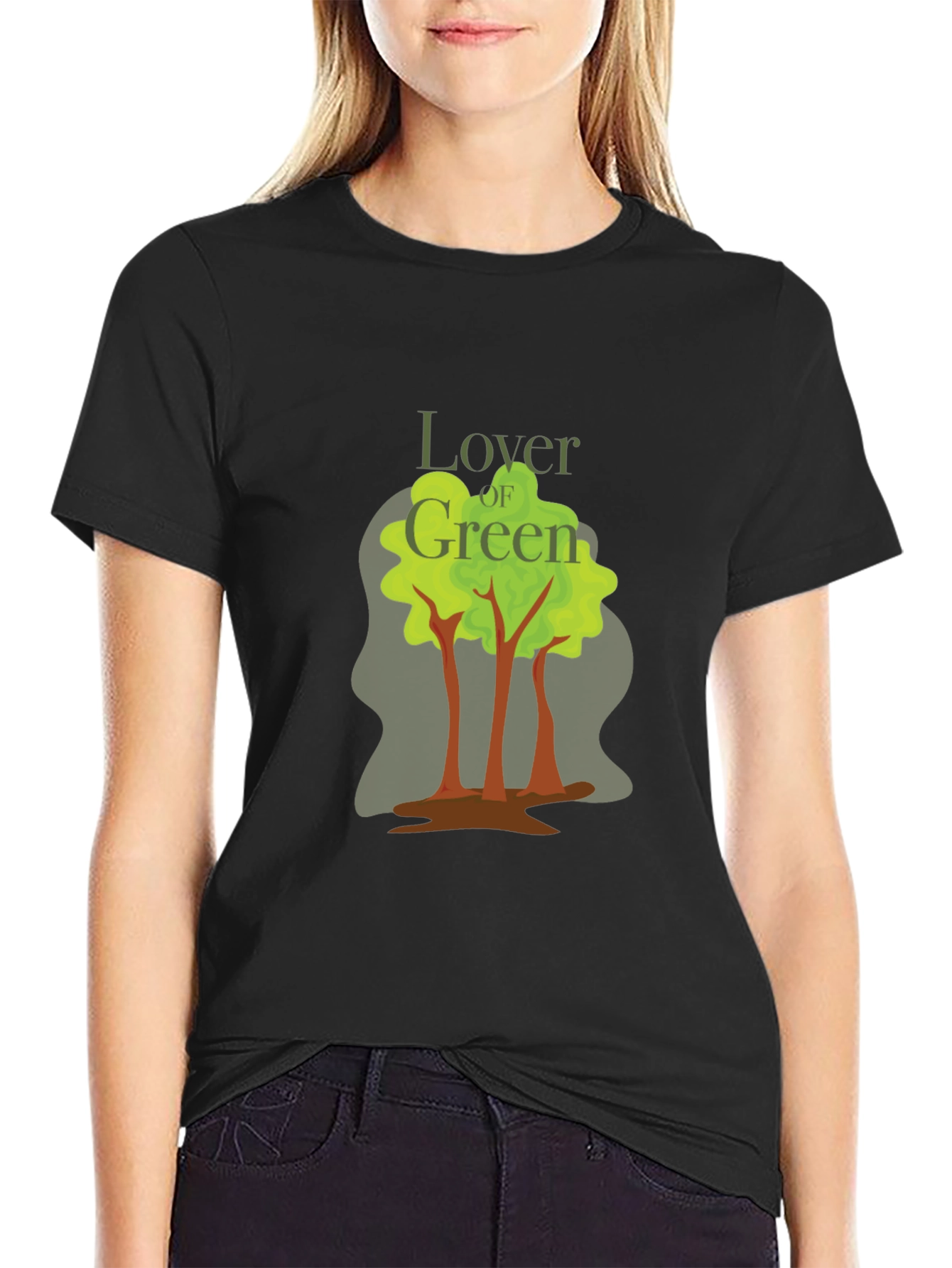 Lover of Green Graphic T-Shirt - Nature Inspired