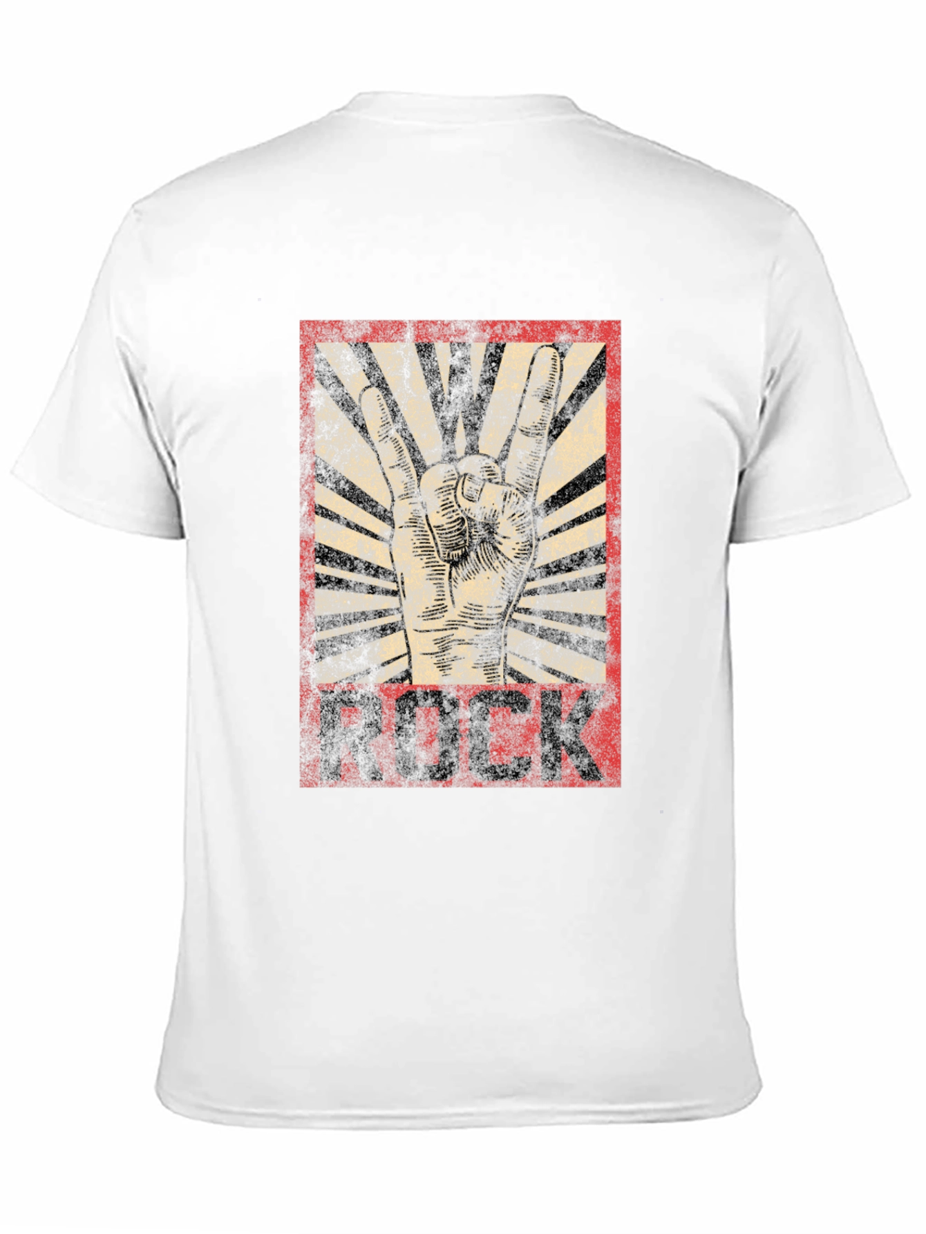 Rock Music Graphic T-Shirt - Black Cotton Tee