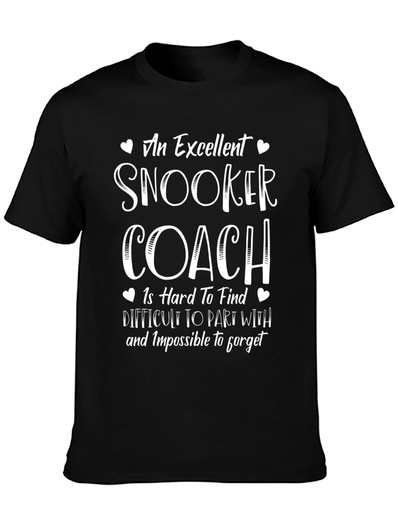 Snooker Coach T-Shirt - Excellent Hard to Find