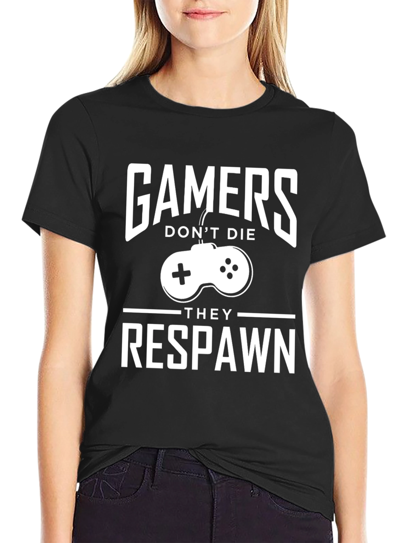 Gamers Dont Die They Respawn T-Shirt