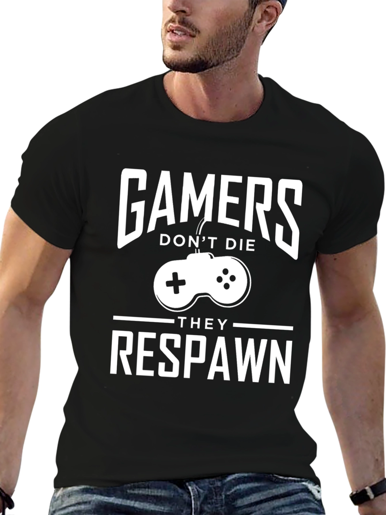 Gamers Dont Die They Respawn T-Shirt