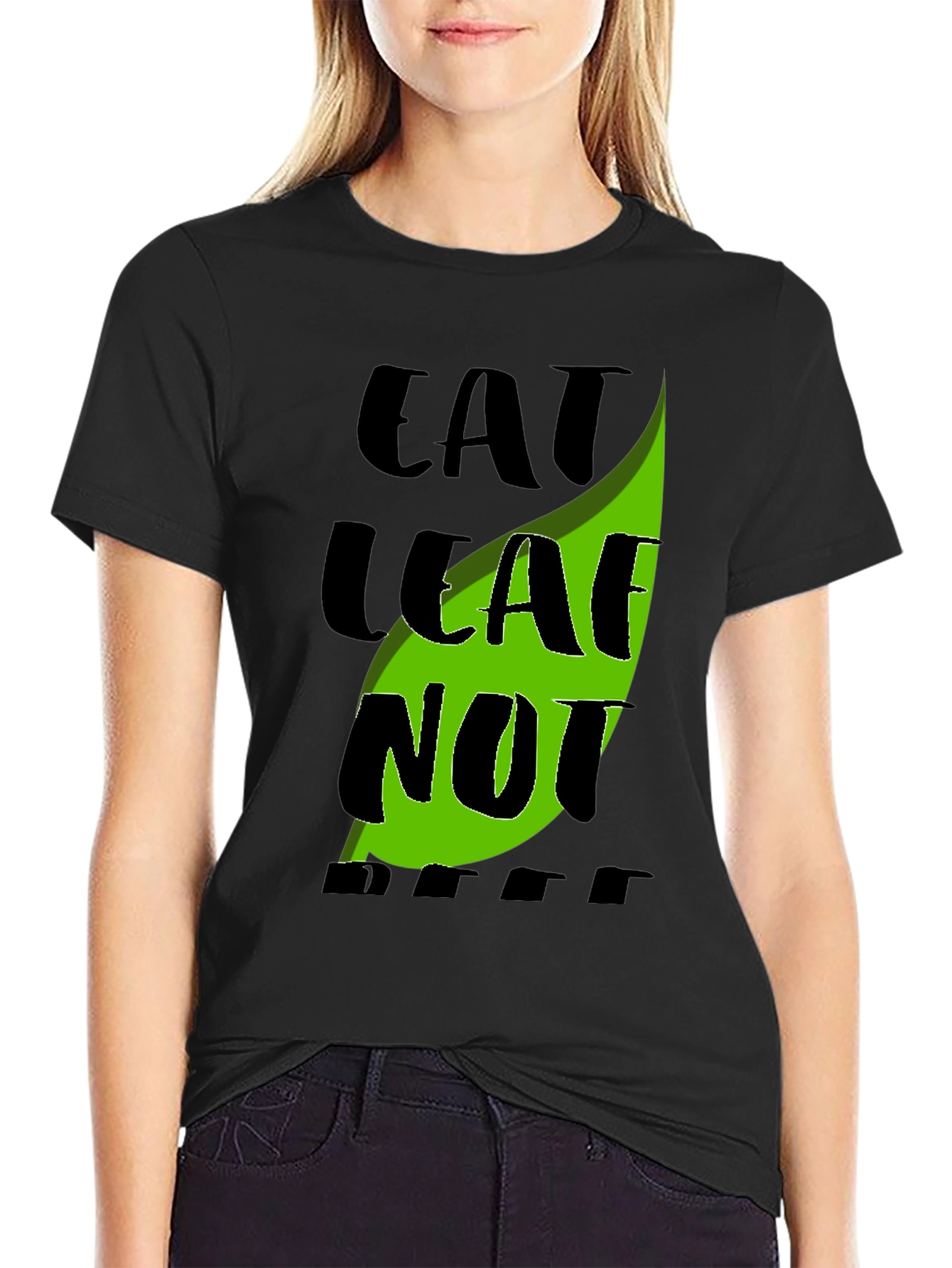 Eat Leaf Not Beef Graphic Tee