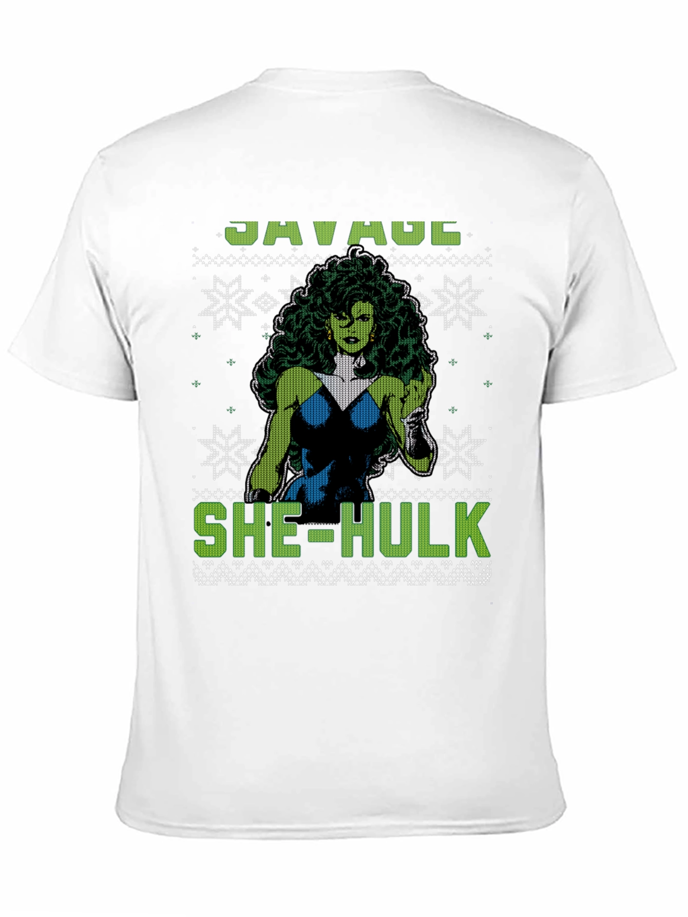 Savage She-Hulk Ugly Christmas Sweater T-Shirt