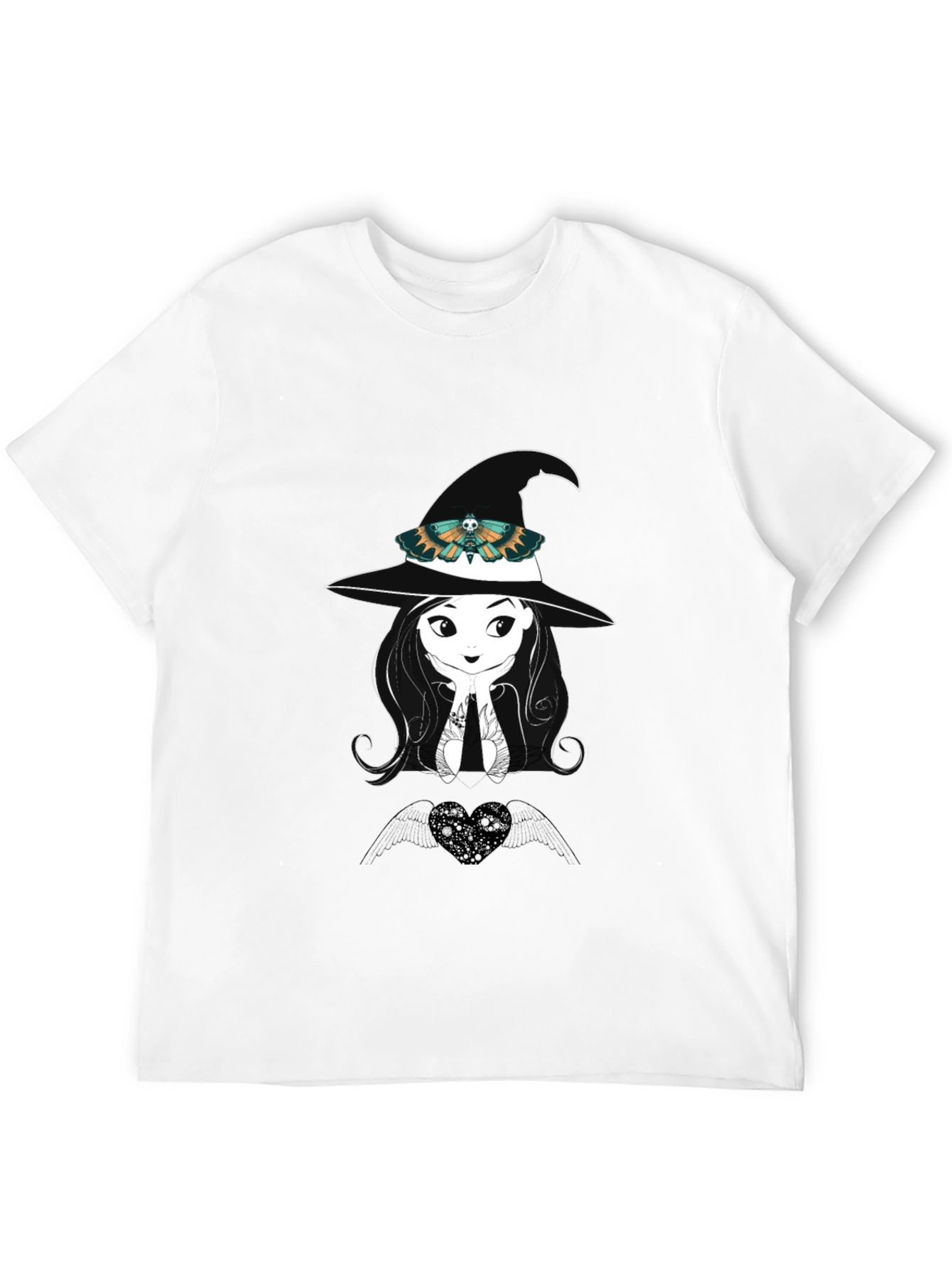 Witch Moth Graphic Tee - Black