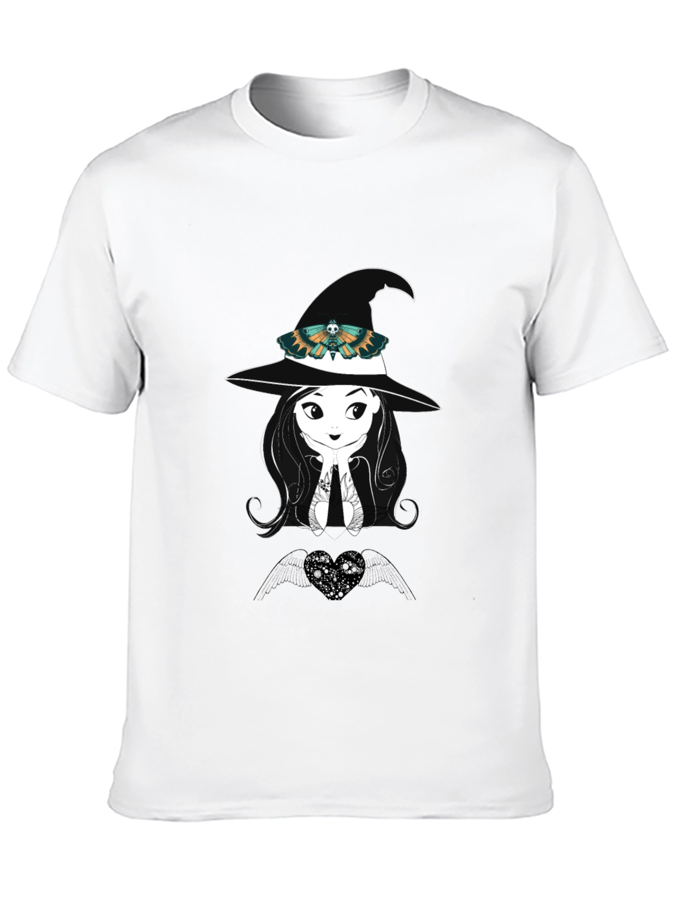 Witch Moth Graphic Tee - Black