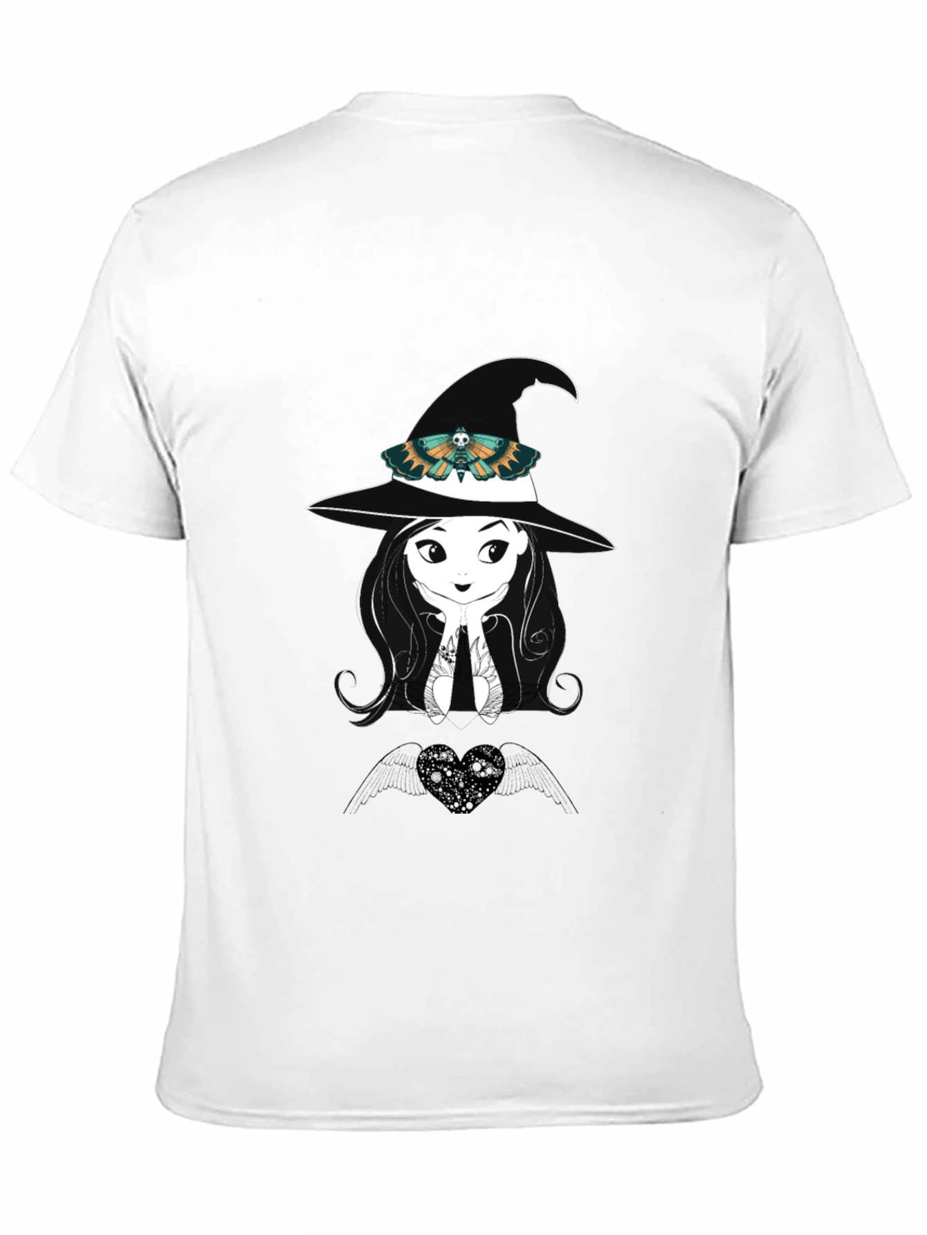 Witch Moth Graphic Tee - Black