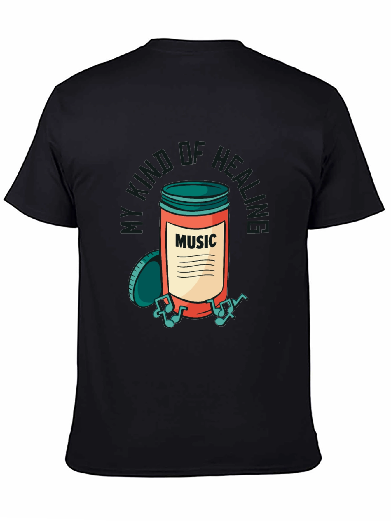 Music Jar Graphic Tee - Healing Vibes