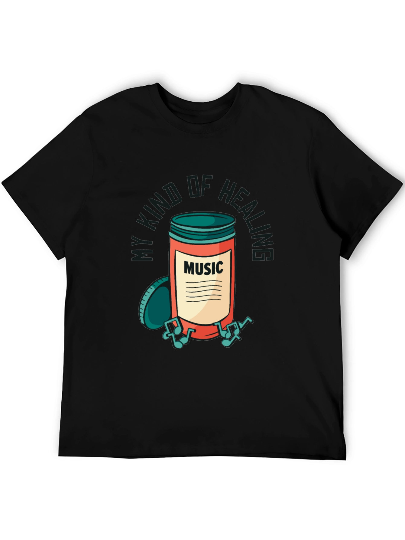 Music Jar Graphic Tee - Healing Vibes