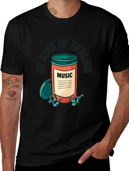 Music Jar Graphic Tee - Healing Vibes