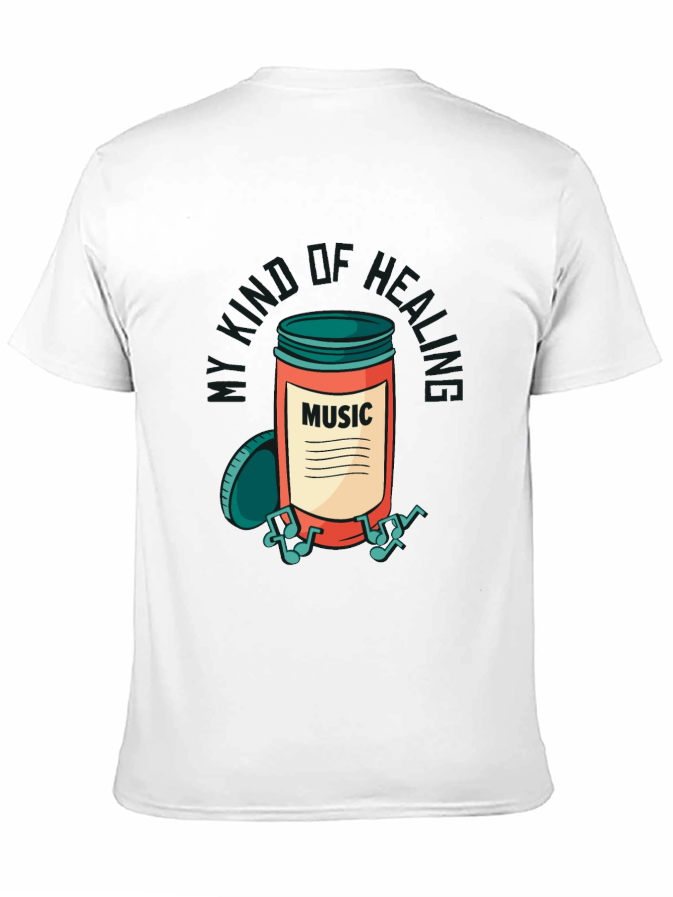 Music Jar Graphic Tee - Healing Vibes