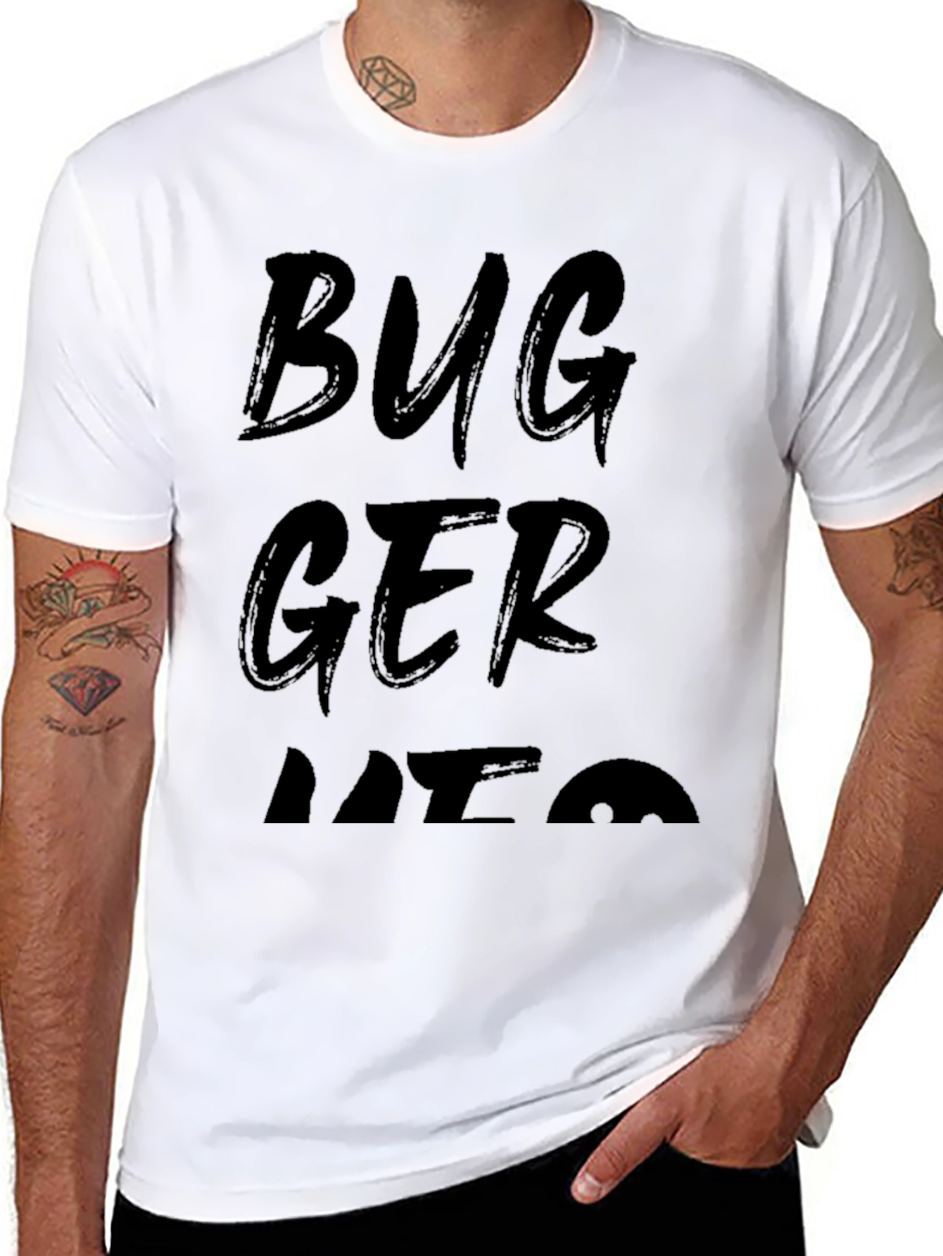 Bugger Me Mens Black T-Shirt