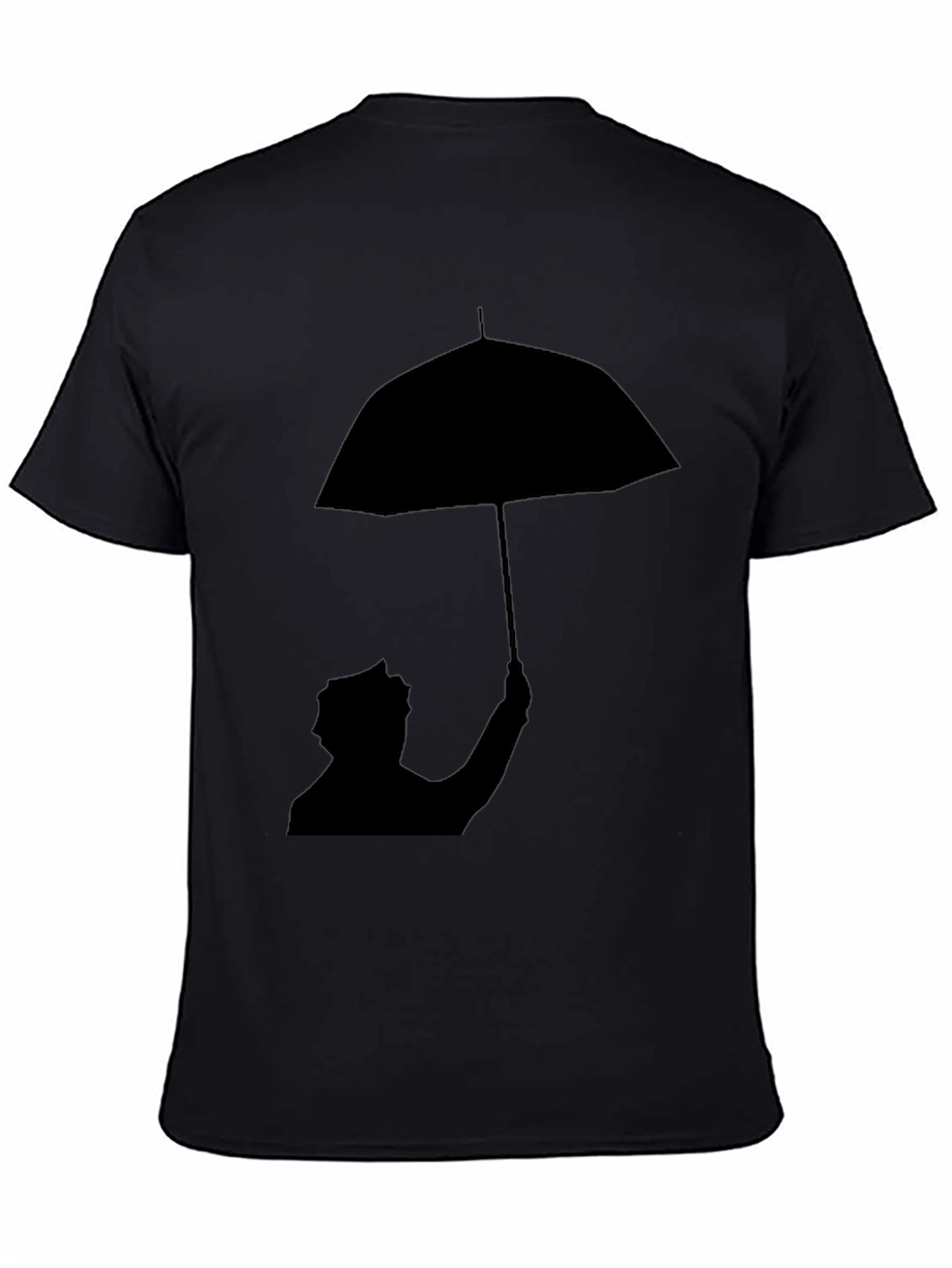 Umbrella Silhouette Graphic T-Shirt