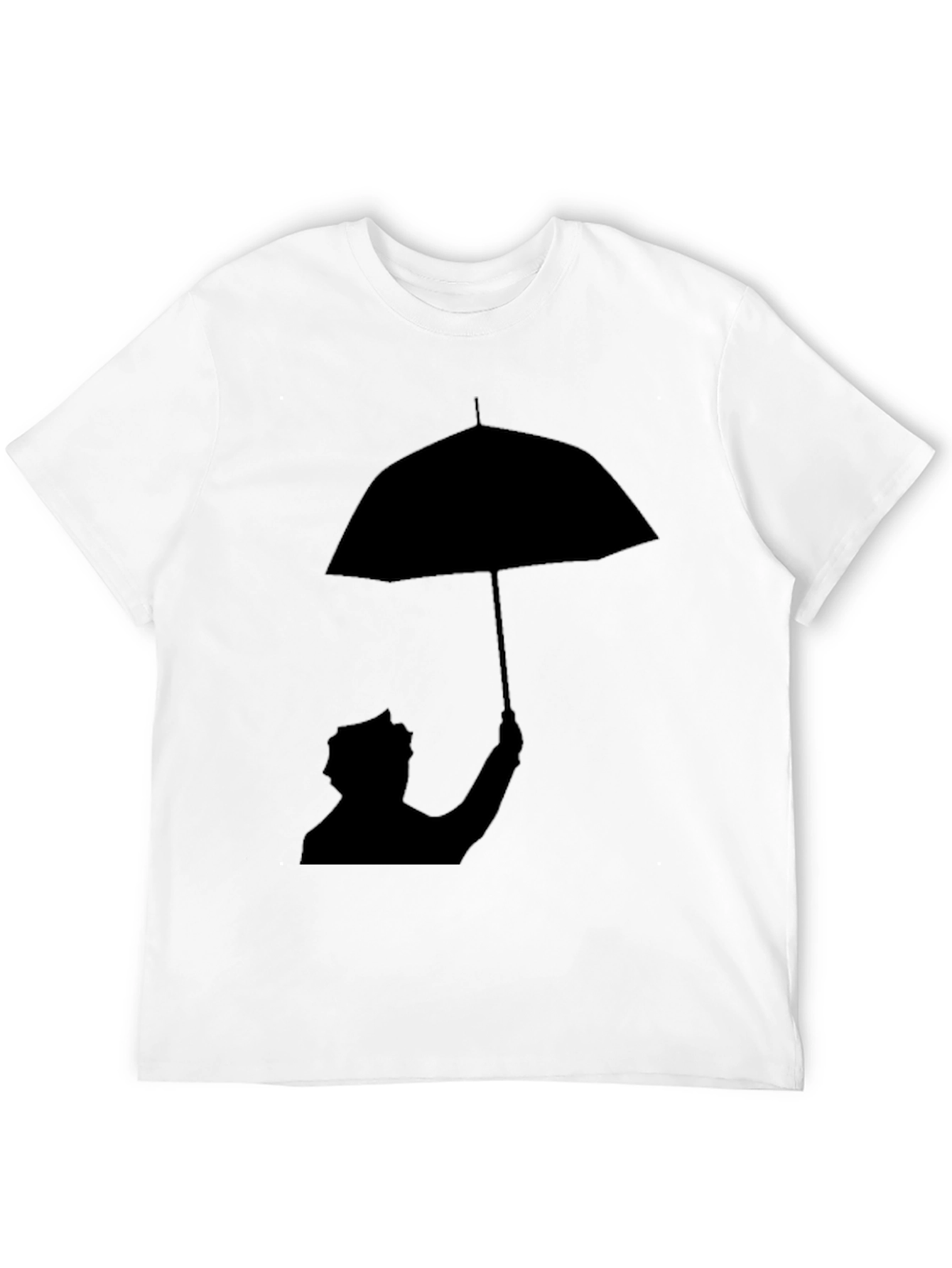 Umbrella Silhouette Graphic T-Shirt