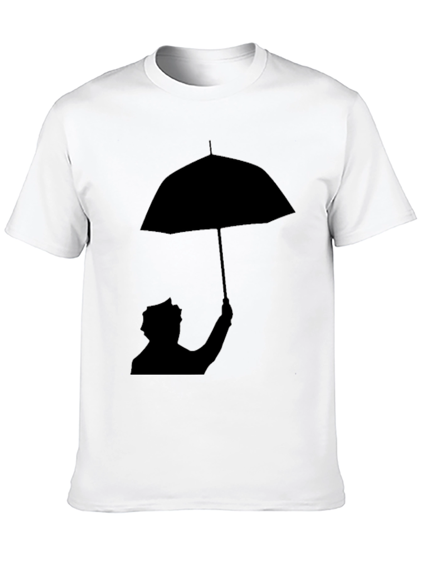 Umbrella Silhouette Graphic T-Shirt